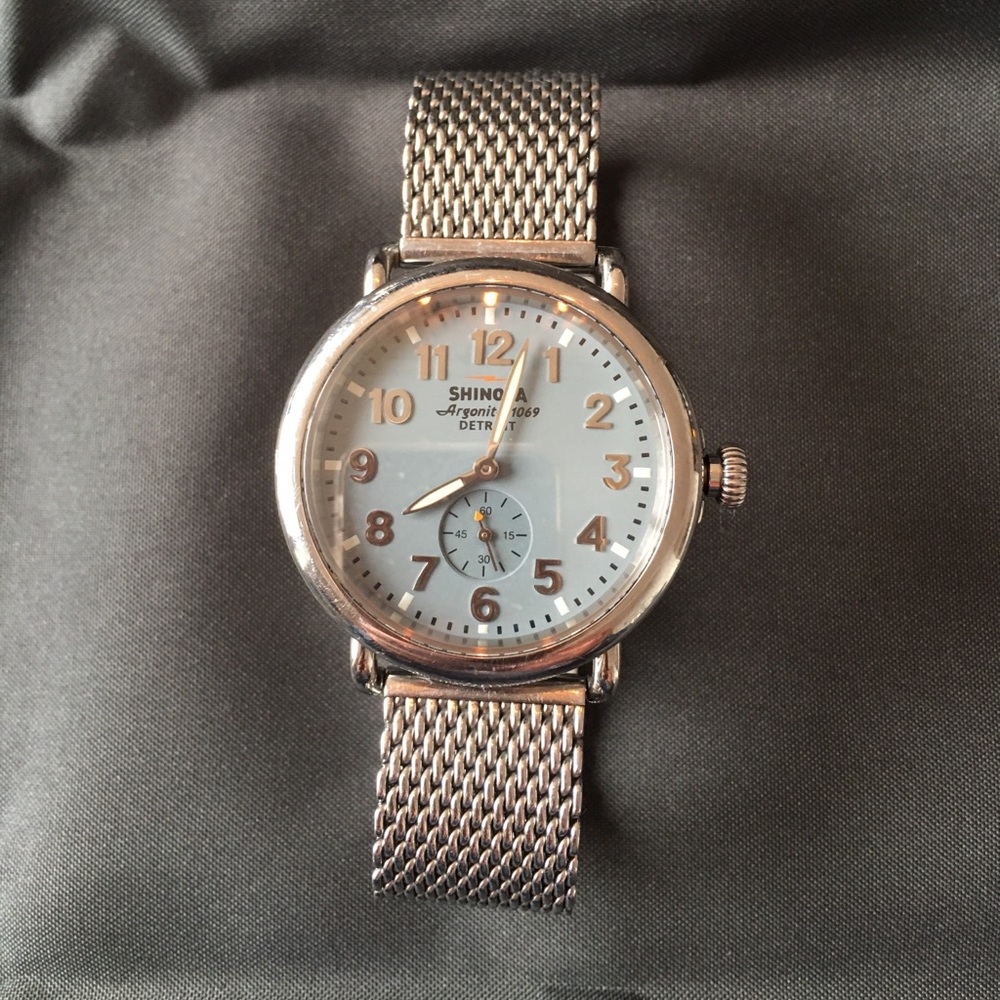 Shinola Men’s Watch Argonite 1069 Grey Dial